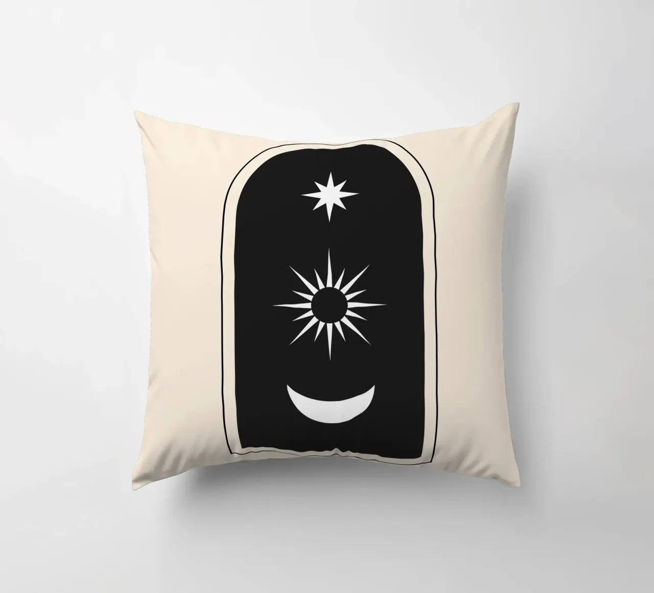 Astratto Boho metà secolo Pattern 11 cuscino da Paigaam Studio