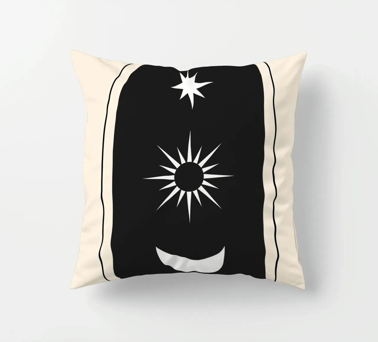 Astratto Boho metà secolo Pattern 11 cuscino da Paigaam Studio