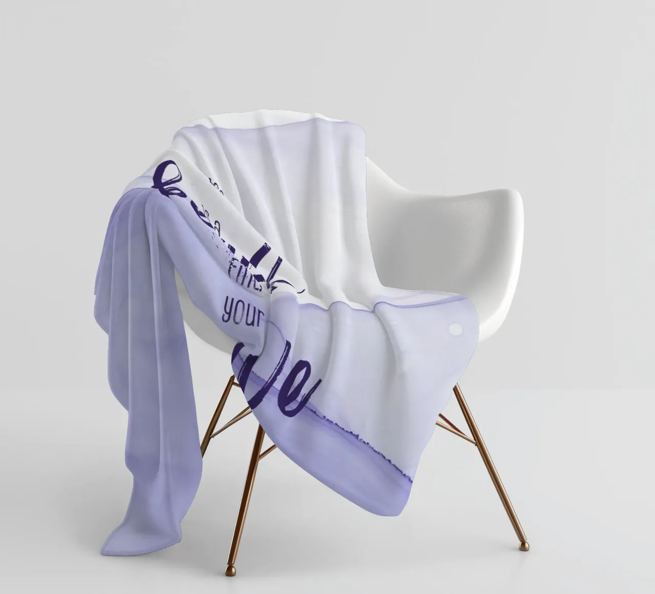 Life is a beach. Find your wave. | floating colors coperta in pile da Melanie Viola