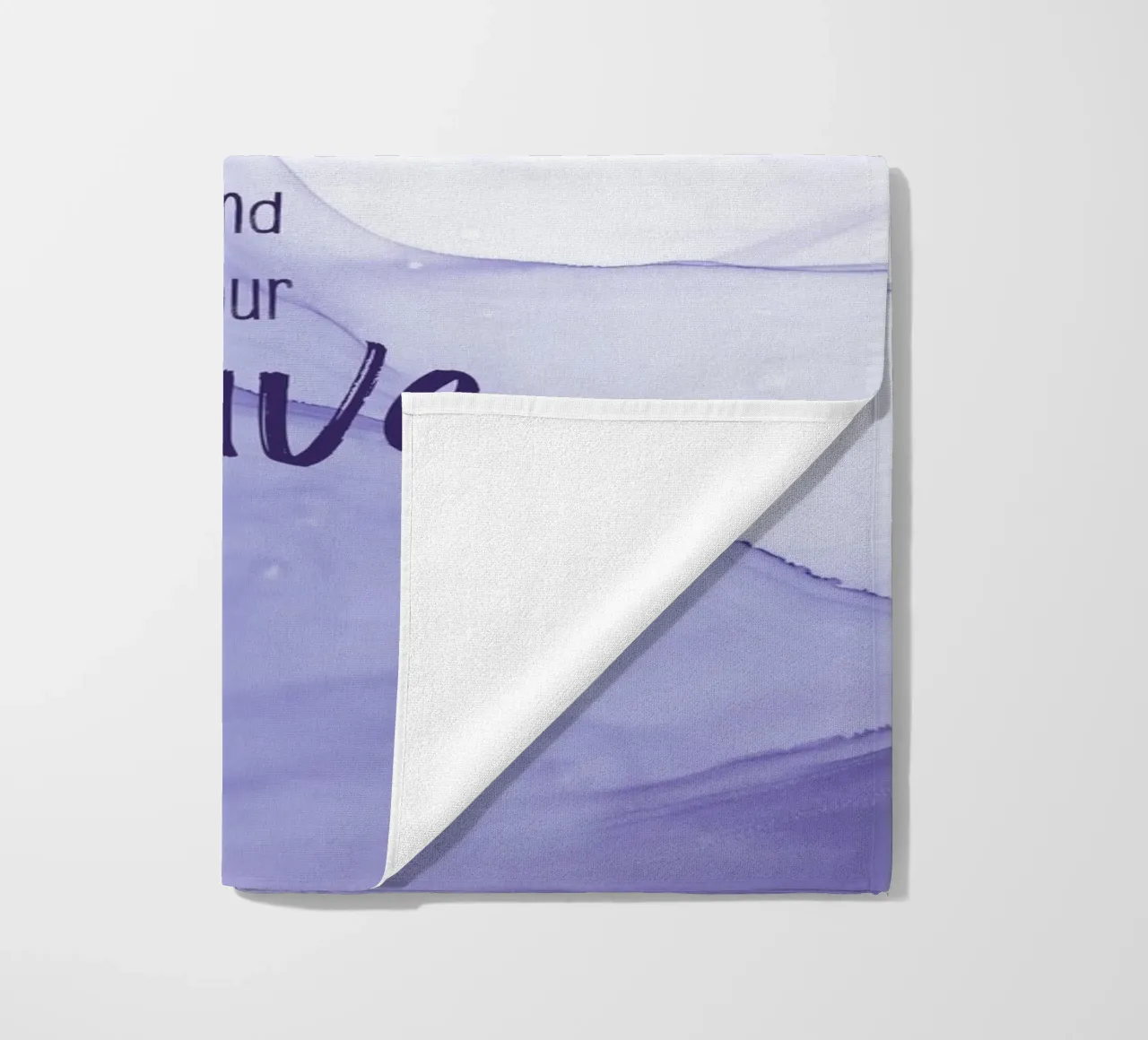 Life is a beach. Find your wave. | floating colors telo mare da Melanie Viola