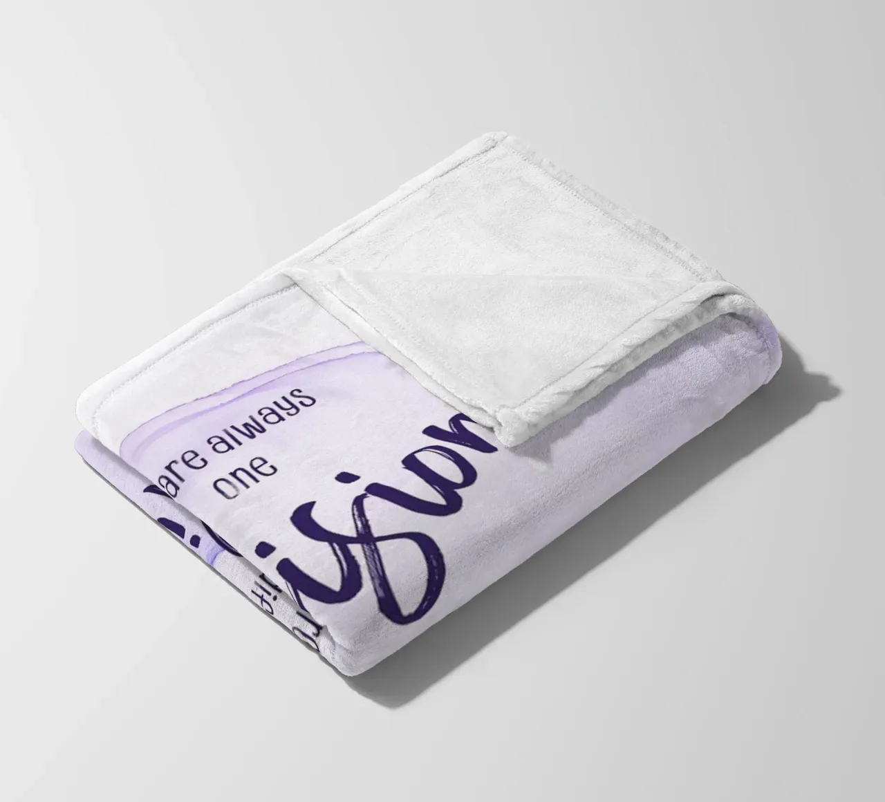 One decision away from a different life | floating colors coperta in pile da Melanie Viola