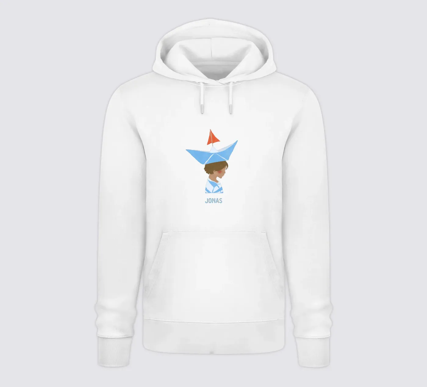 Junge mit Boot felpa con cappuccio da Illustration Raissa Oltmanns