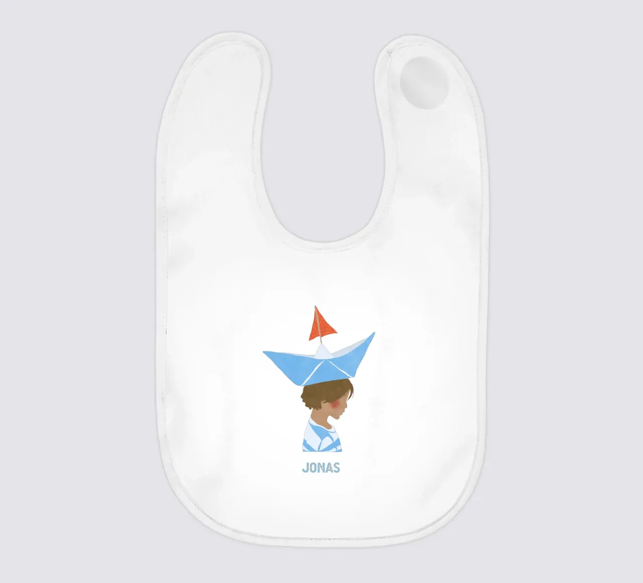 Junge mit Boot bavaglino da Illustration Raissa Oltmanns