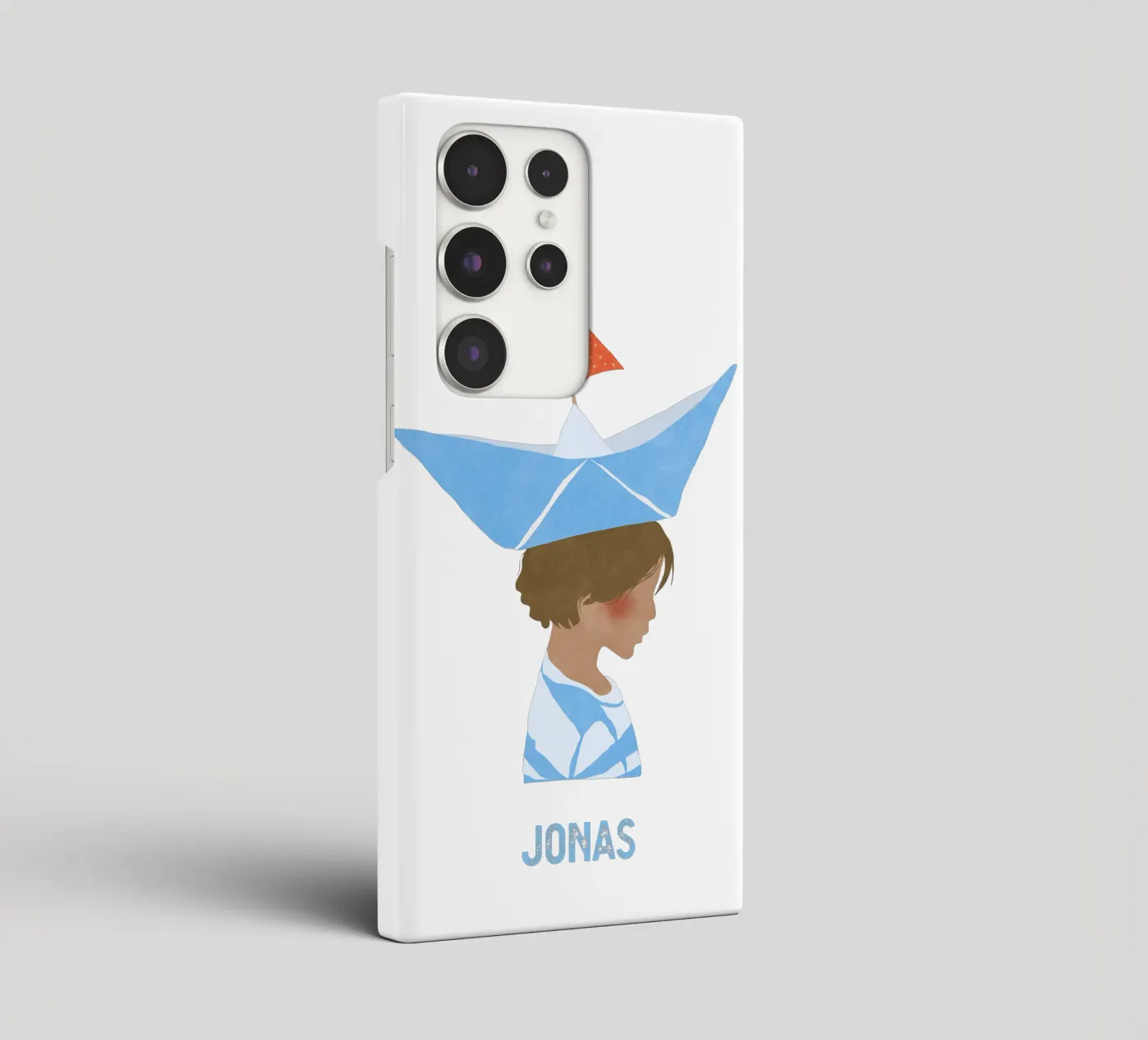 Junge mit Boot cover samsung da Illustration Raissa Oltmanns