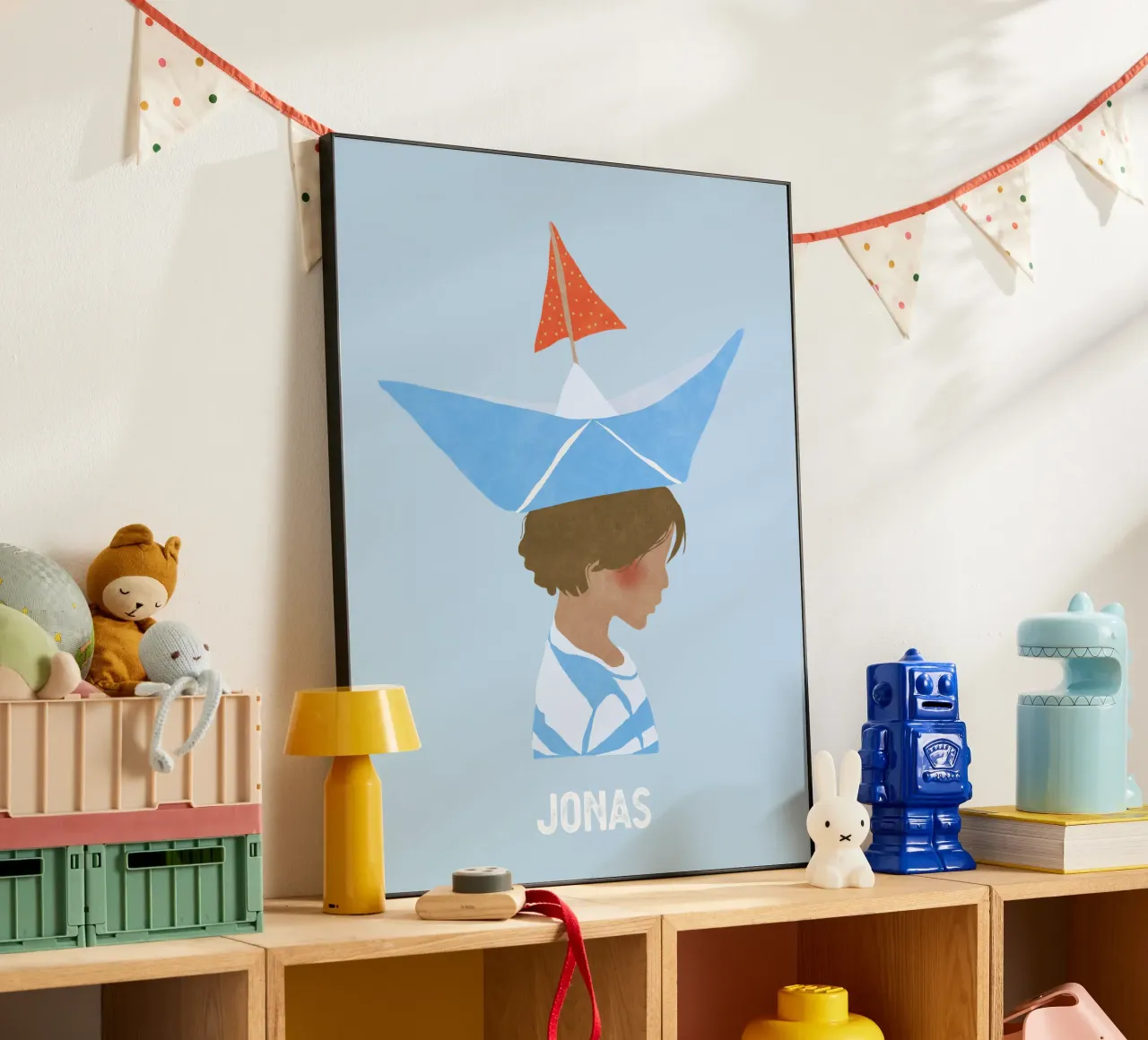 Junge mit Boot pannello forex da Illustration Raissa Oltmanns