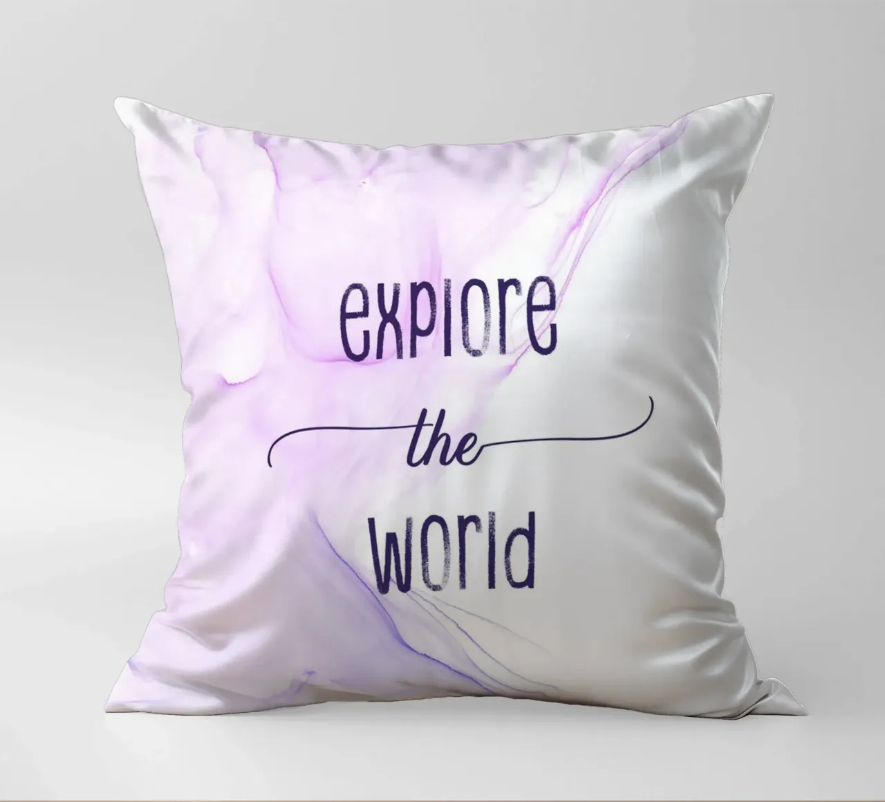 Explore the world | floating colors cuscino da Melanie Viola