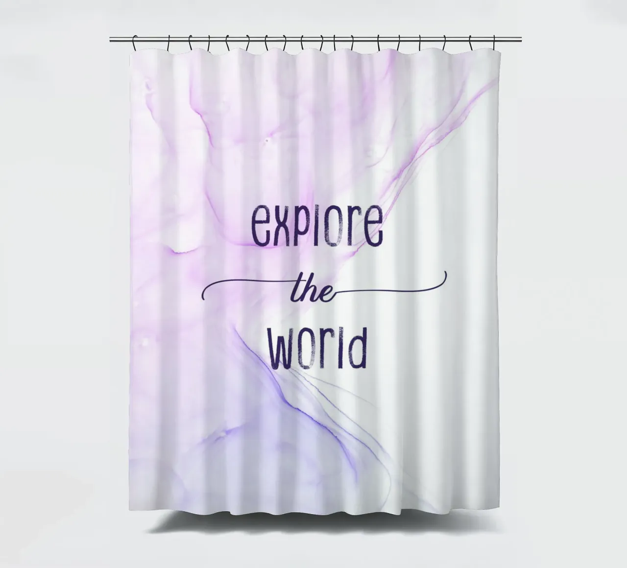 Explore the world | floating colors tenda da doccia da Melanie Viola