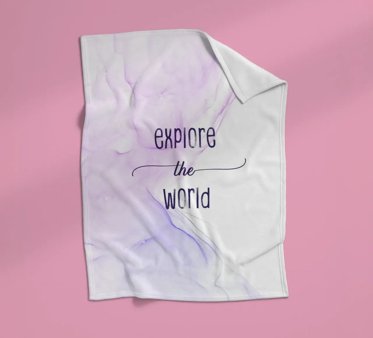 Explore the world | floating colors coperta in pile da Melanie Viola