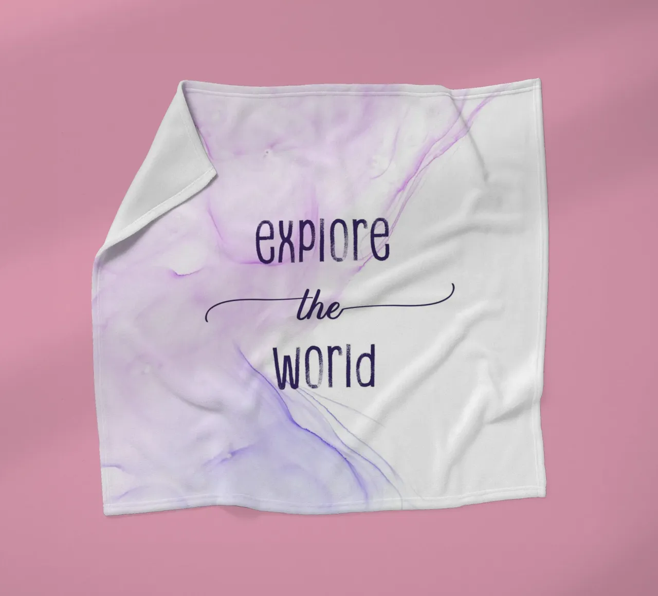 Explore the world | floating colors coperta in pile da Melanie Viola