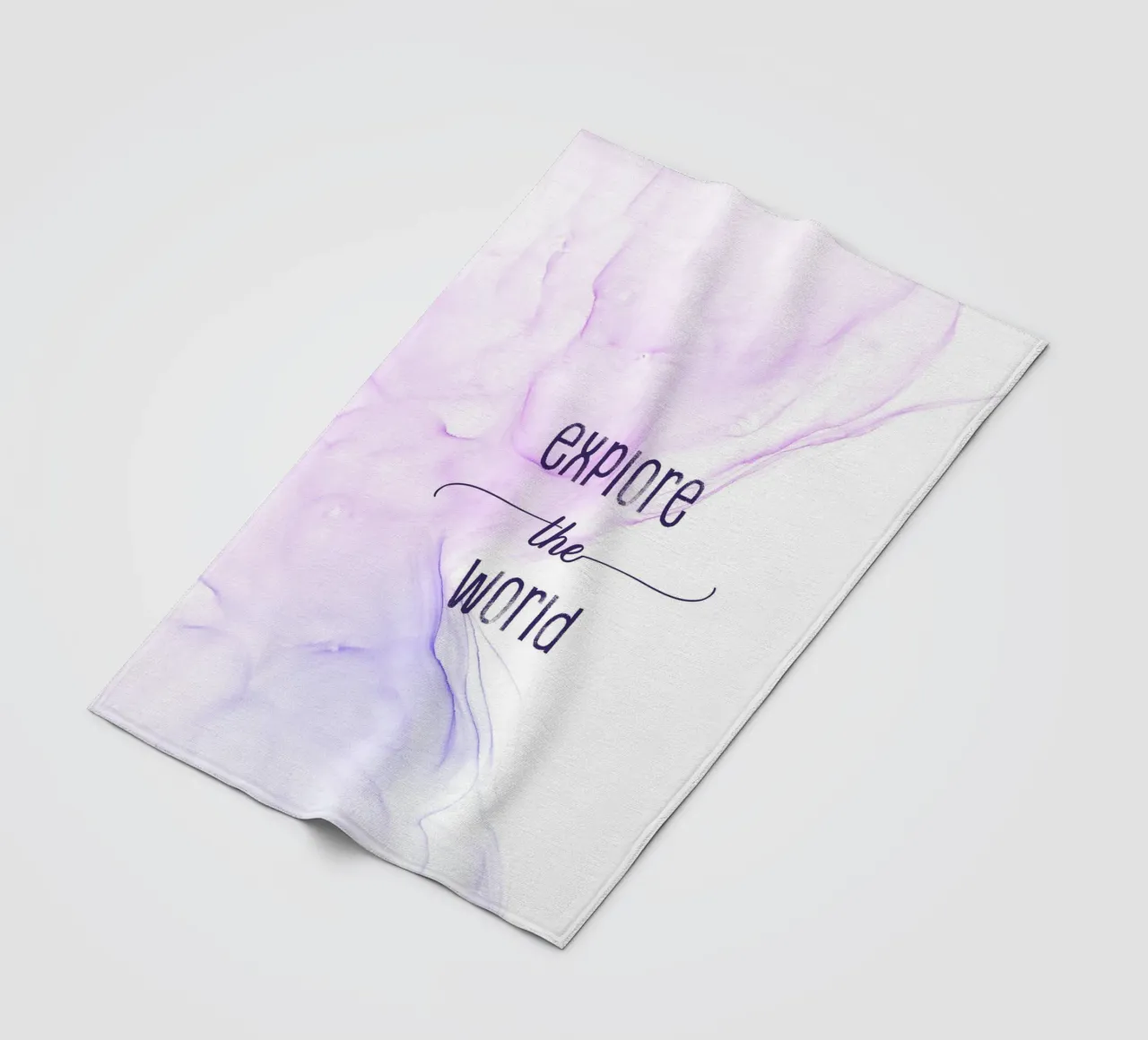 Explore the world | floating colors coperta in pile da Melanie Viola