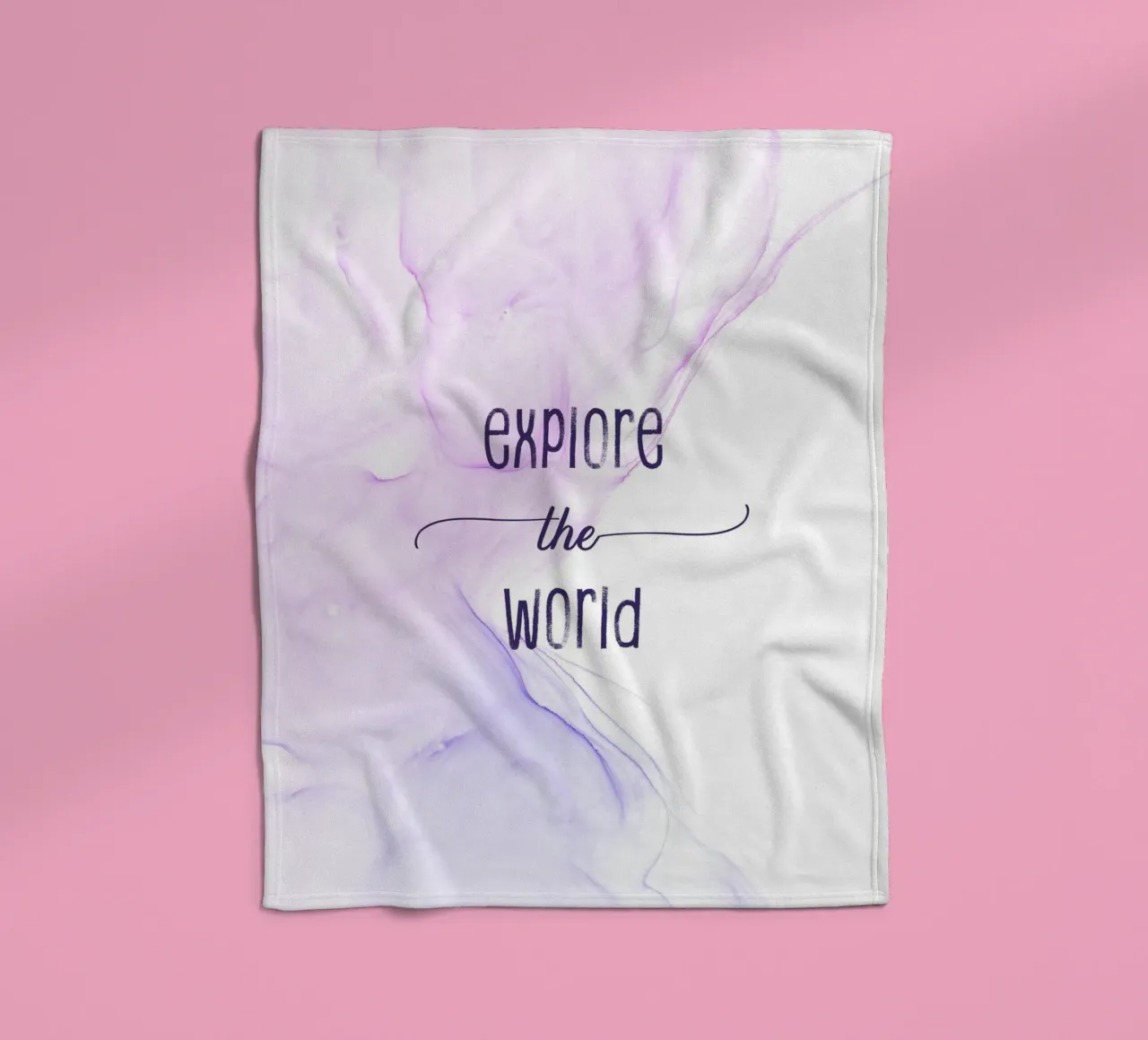 Explore the world | floating colors coperta in pile da Melanie Viola