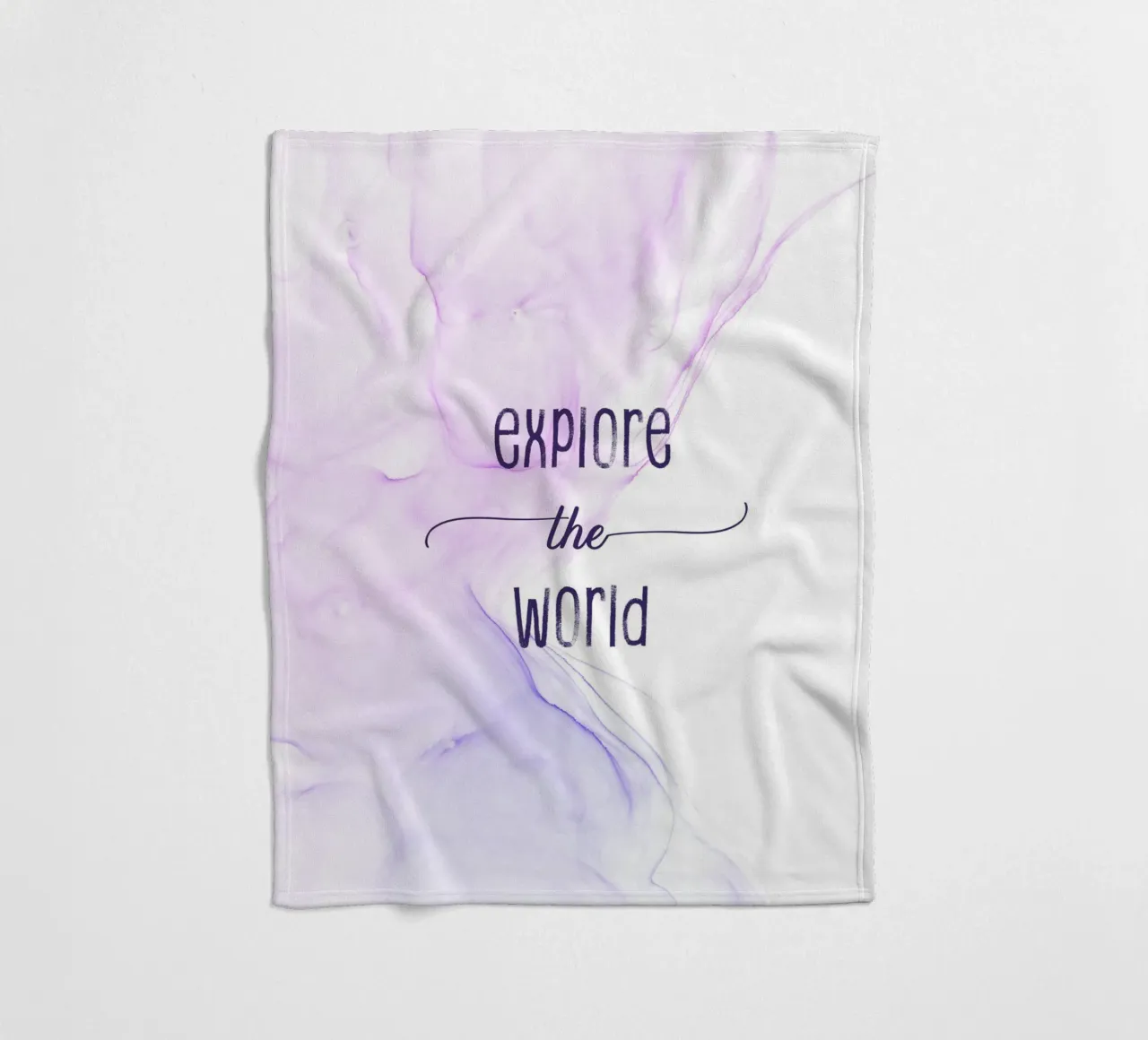 Explore the world | floating colors coperta in pile da Melanie Viola