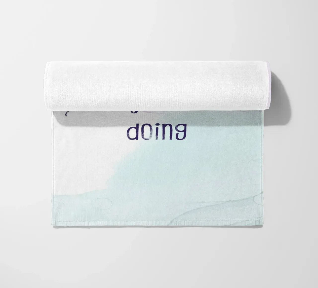 Stop wishing start doing | floating colors telo mare da Melanie Viola