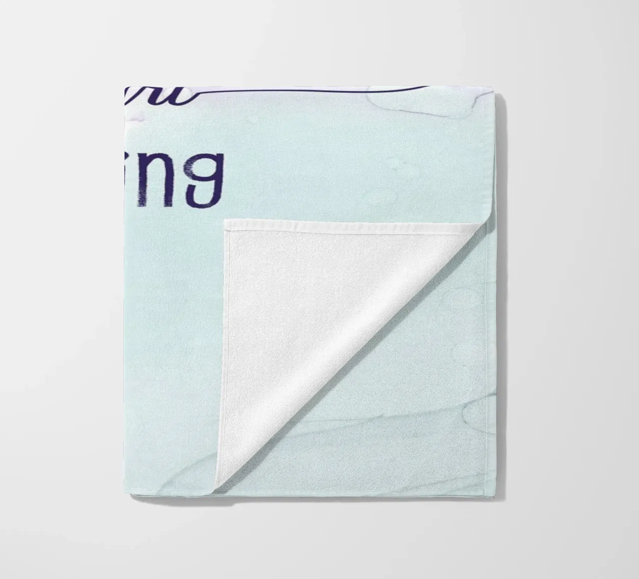 Stop wishing start doing | floating colors telo mare da Melanie Viola