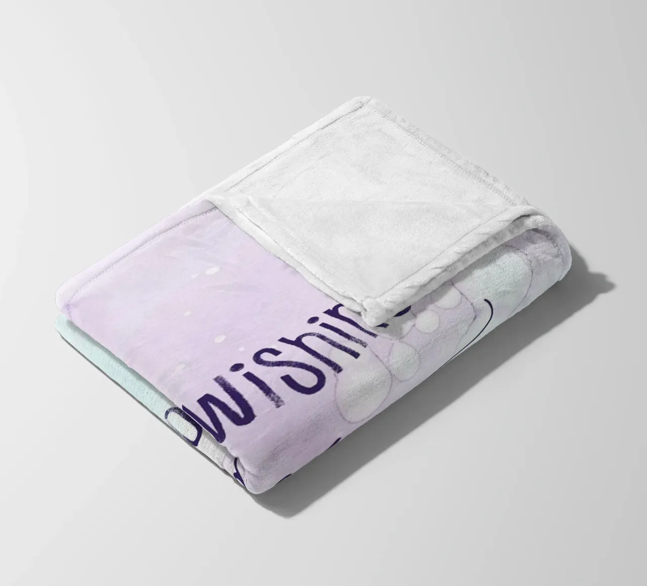 Stop wishing start doing | floating colors coperta in pile da Melanie Viola