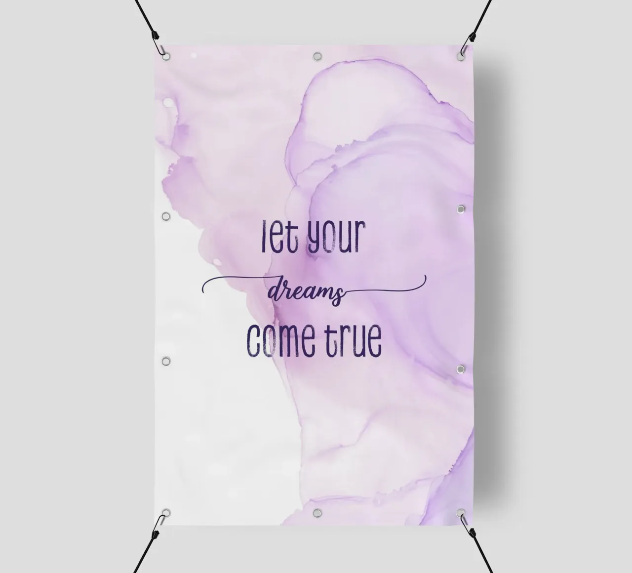 Let your dreams come true | floating colors telo in pvc da Melanie Viola