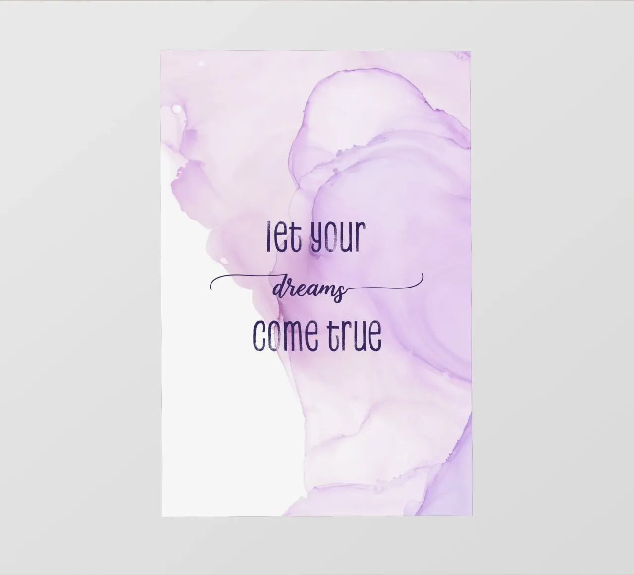 Let your dreams come true | floating colors telo in pvc da Melanie Viola