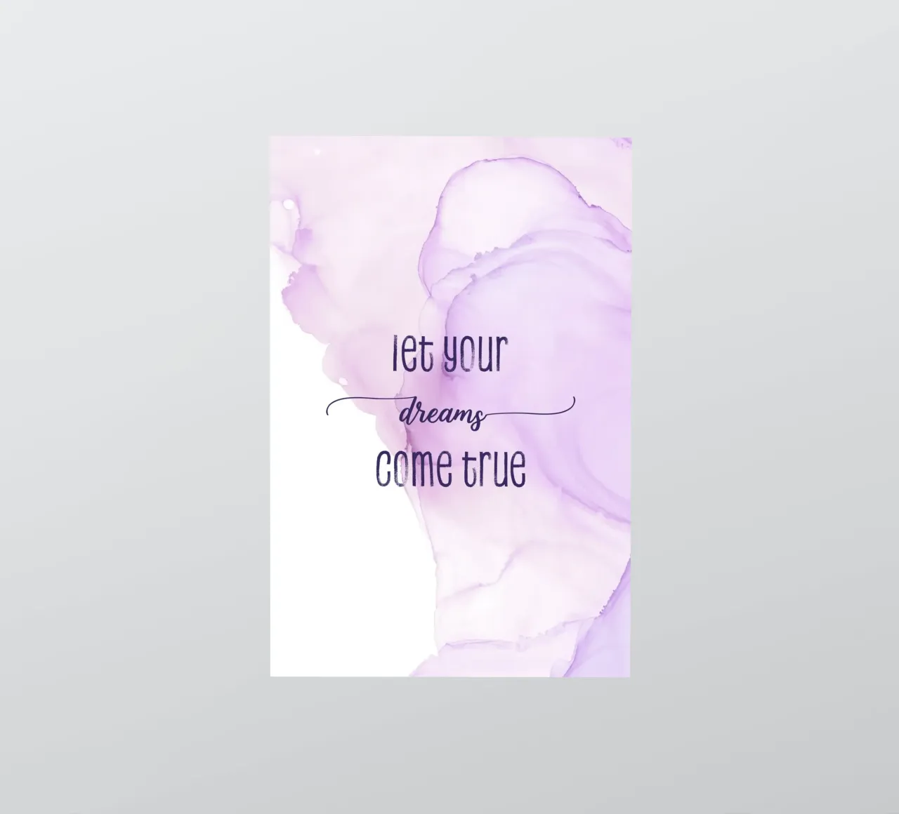 Let your dreams come true | floating colors adesivo da Melanie Viola