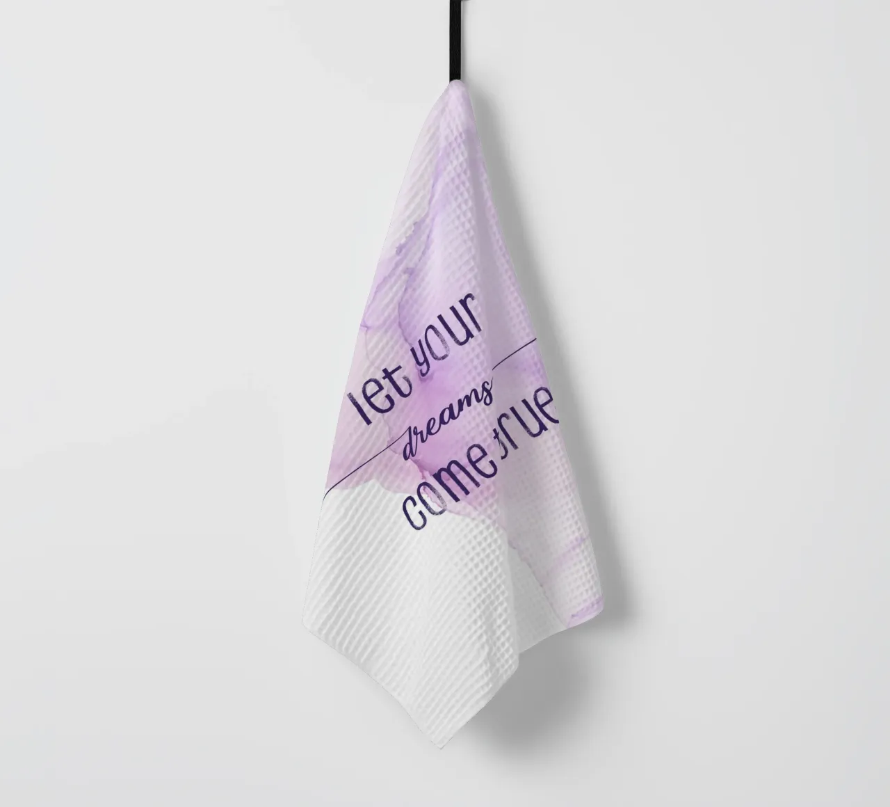 Let your dreams come true | floating colors canovaccio da cucina da Melanie Viola