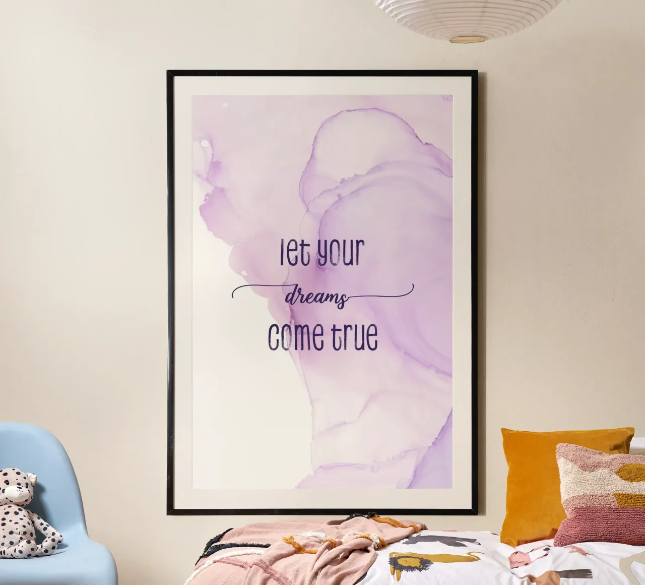 Let your dreams come true | floating colors carta hahnemühle da Melanie Viola