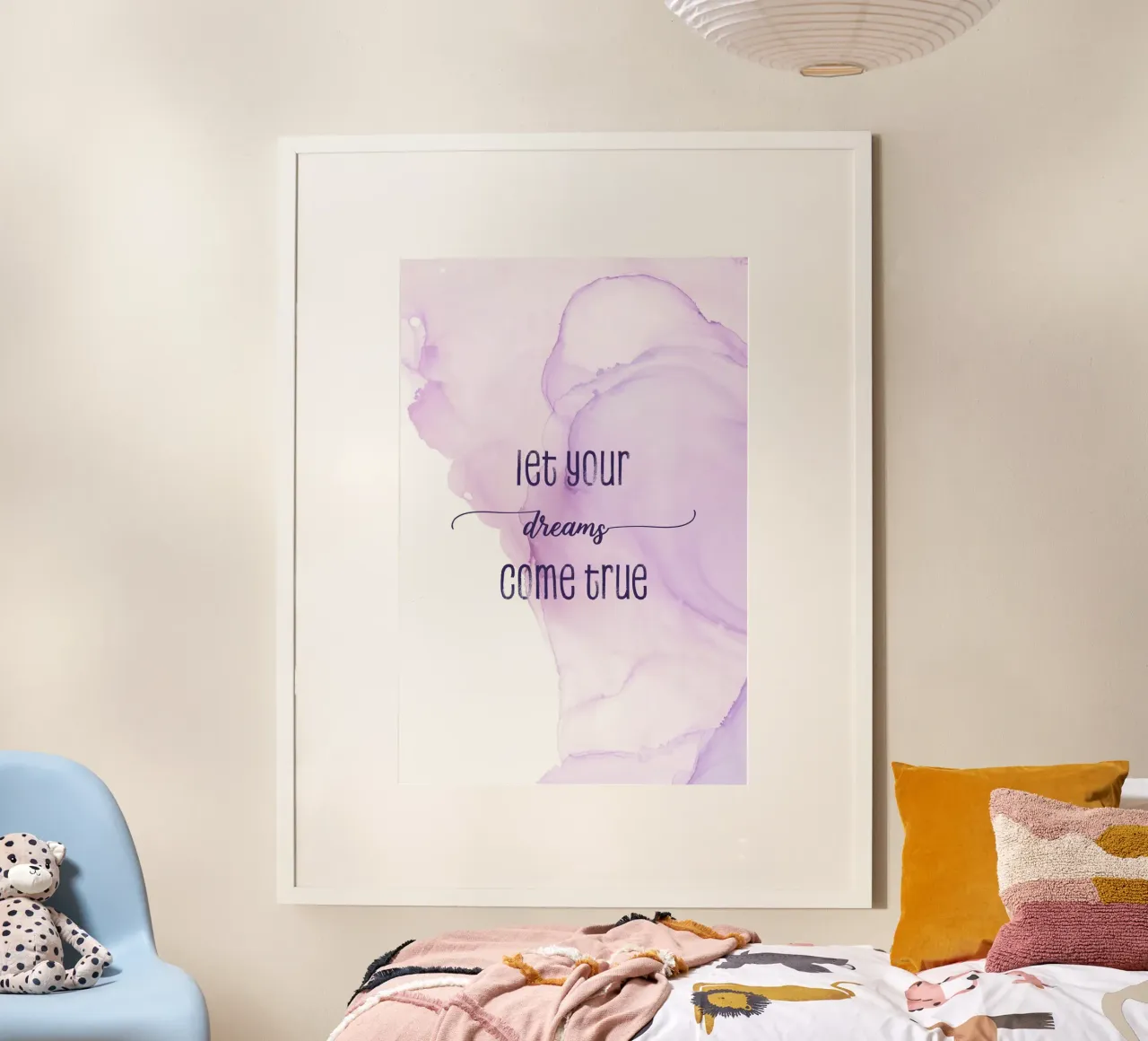 Let your dreams come true | floating colors carta hahnemühle da Melanie Viola