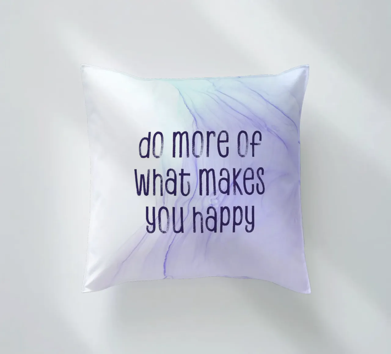 Do more of what makes you happy | floating colors cuscino da Melanie Viola