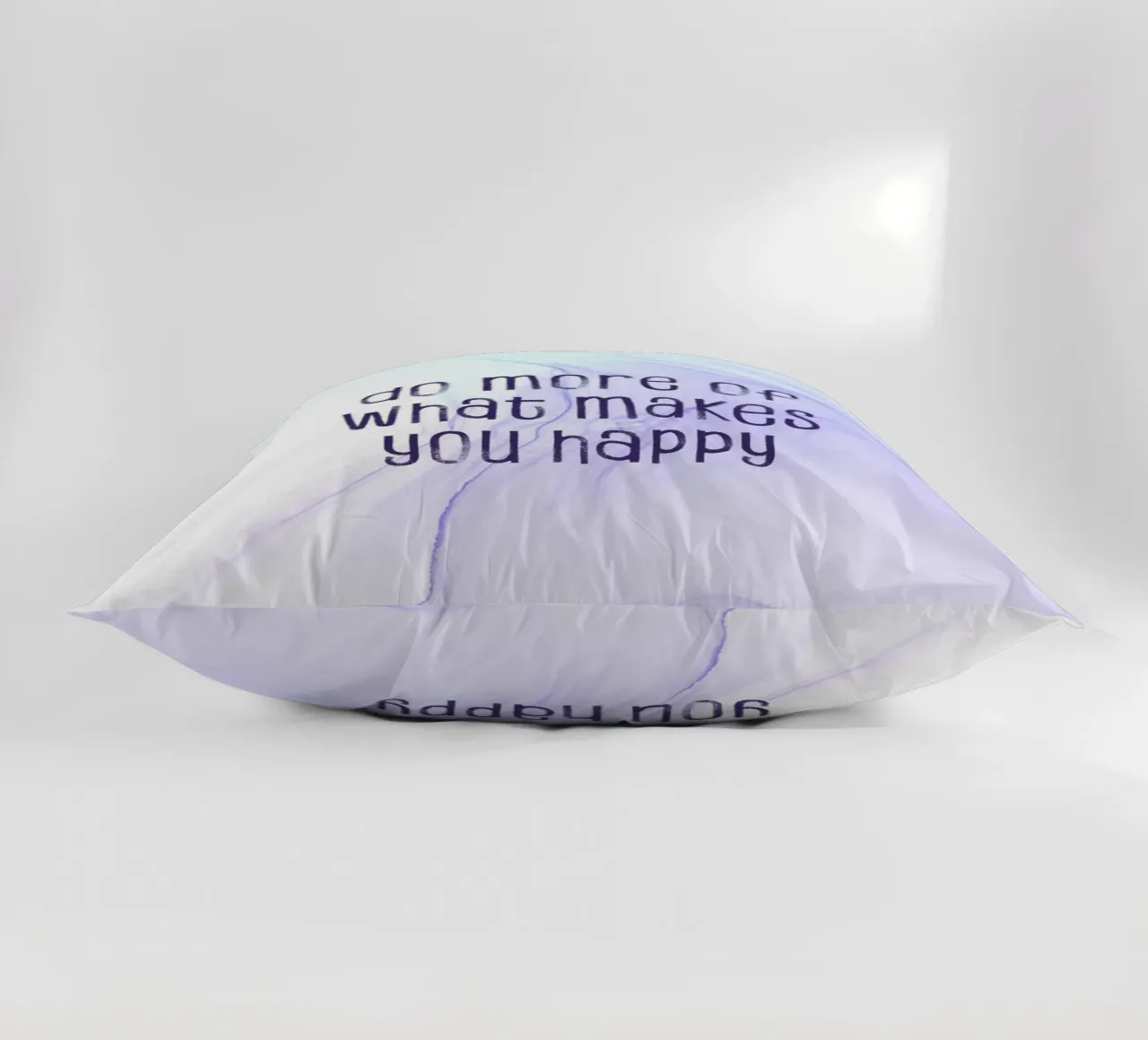 Do more of what makes you happy | floating colors cuscino da Melanie Viola