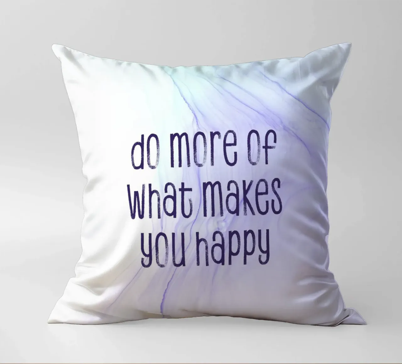 Do more of what makes you happy | floating colors cuscino da Melanie Viola