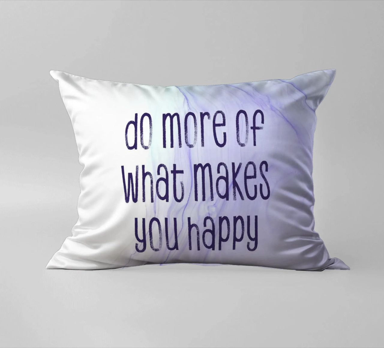 Do more of what makes you happy | floating colors cuscino da Melanie Viola
