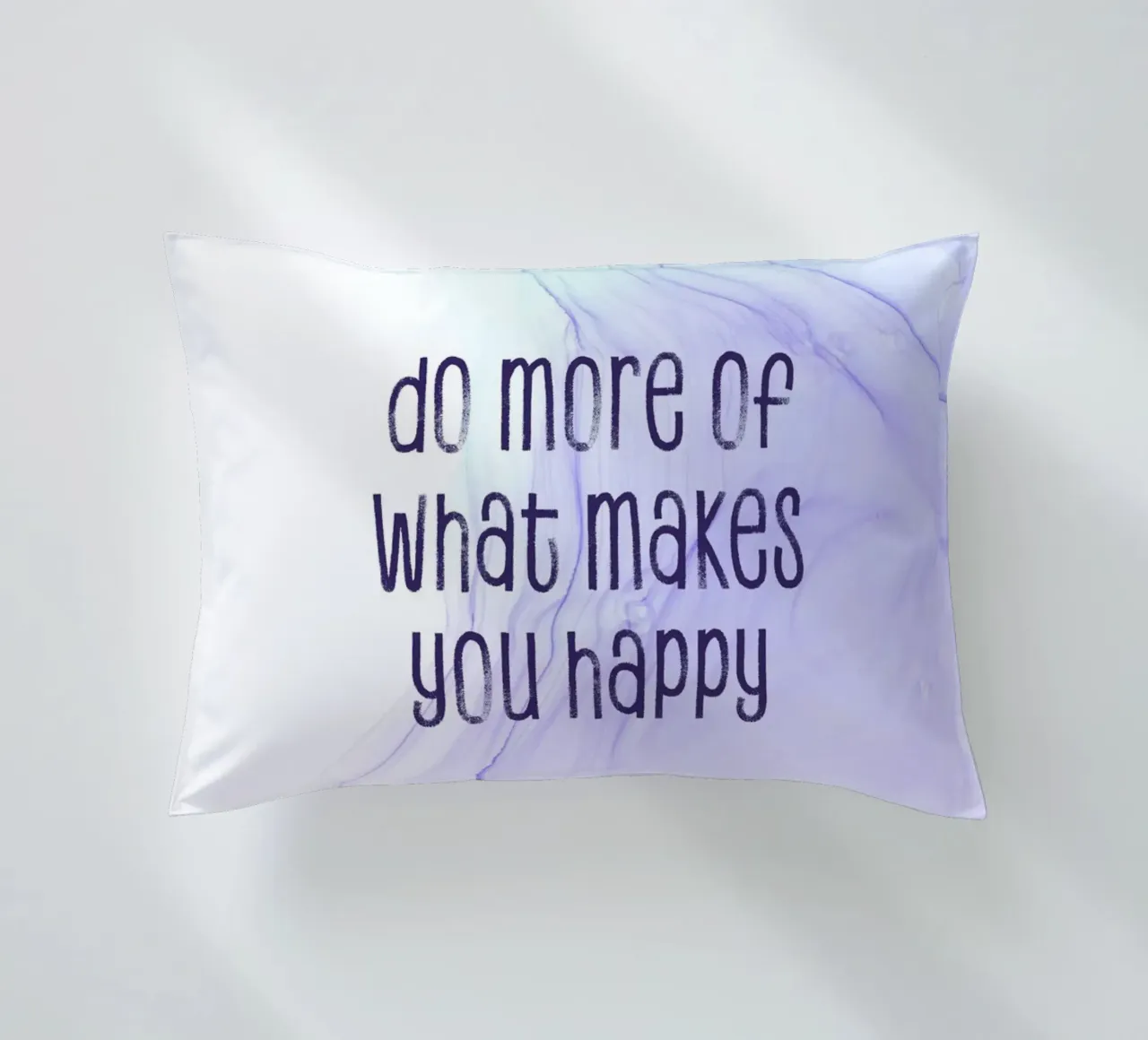 Do more of what makes you happy | floating colors cuscino da Melanie Viola
