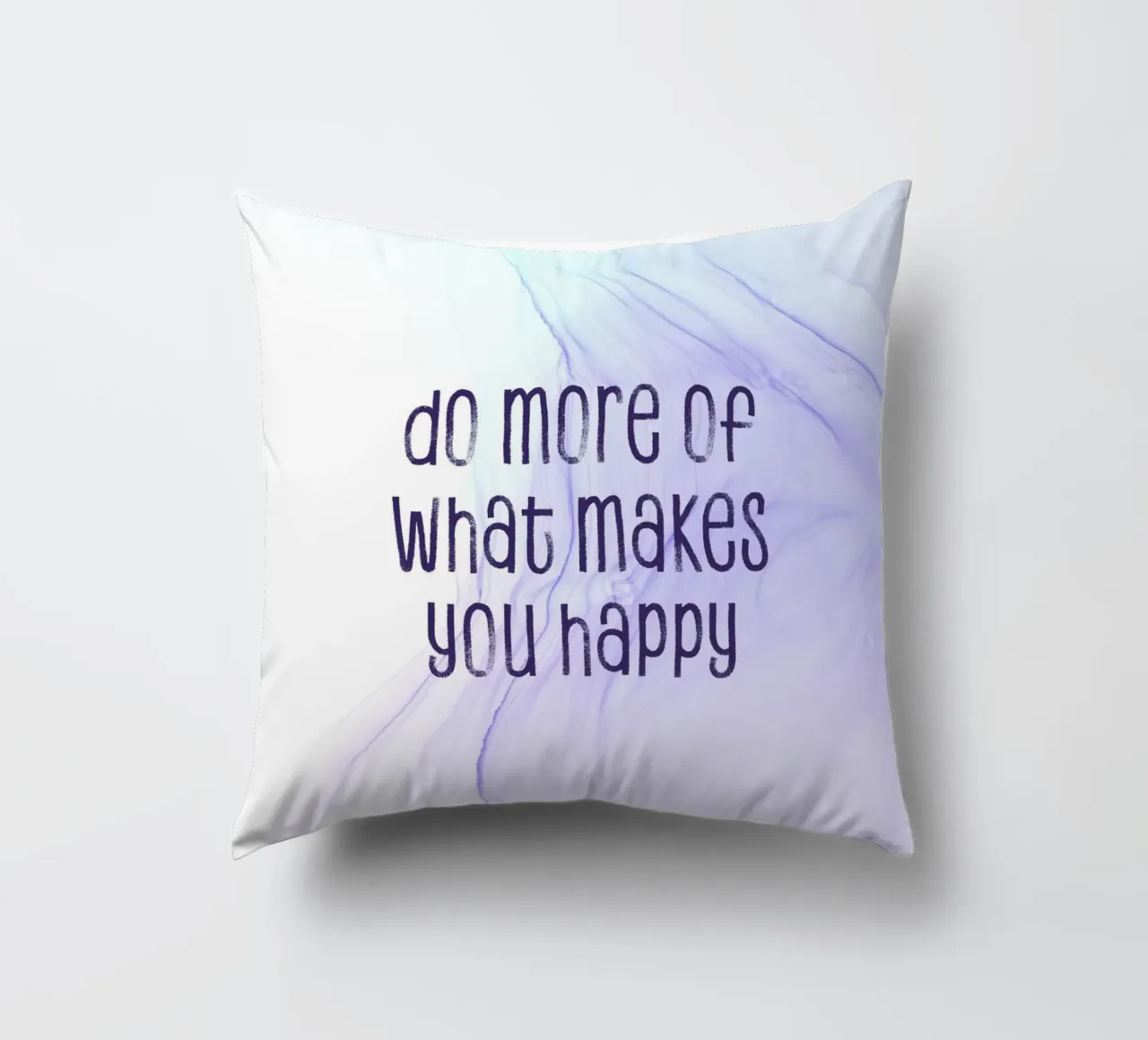 Do more of what makes you happy | floating colors cuscino da Melanie Viola