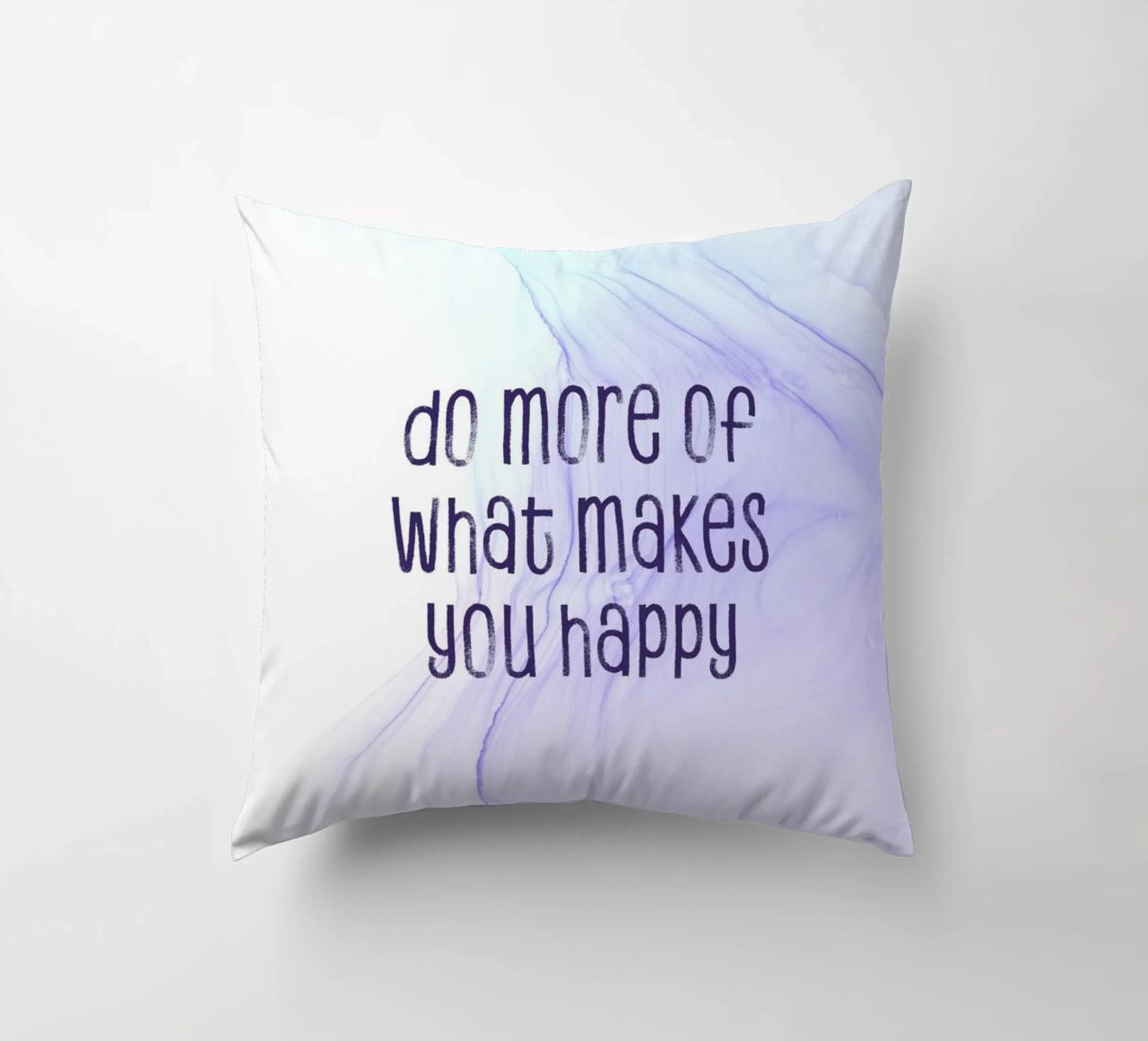 Do more of what makes you happy | floating colors cuscino da Melanie Viola
