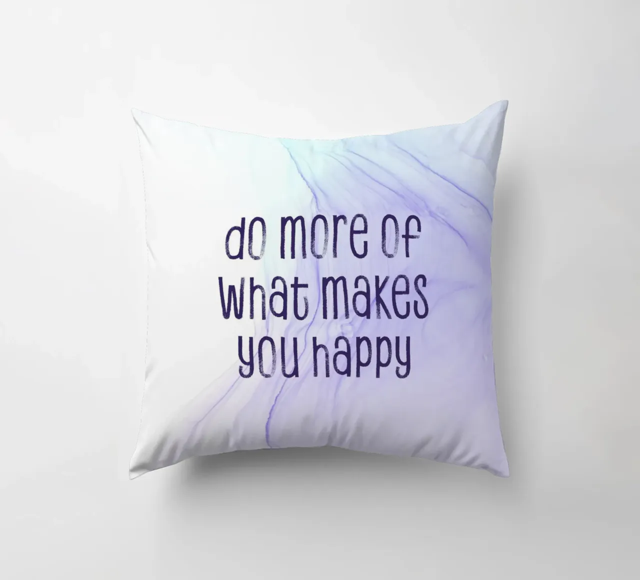 Do more of what makes you happy | floating colors cuscino da Melanie Viola