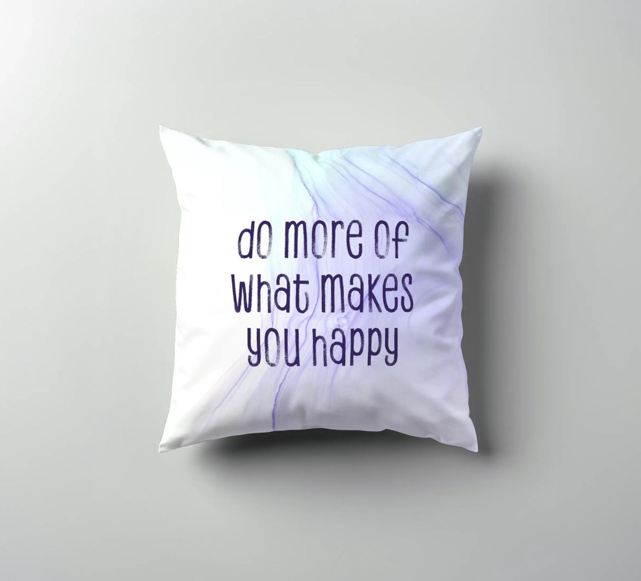 Do more of what makes you happy | floating colors cuscino da Melanie Viola