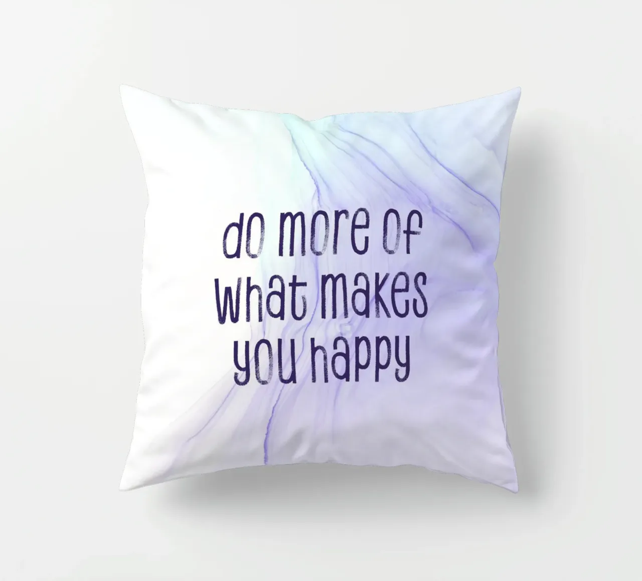 Do more of what makes you happy | floating colors cuscino da Melanie Viola