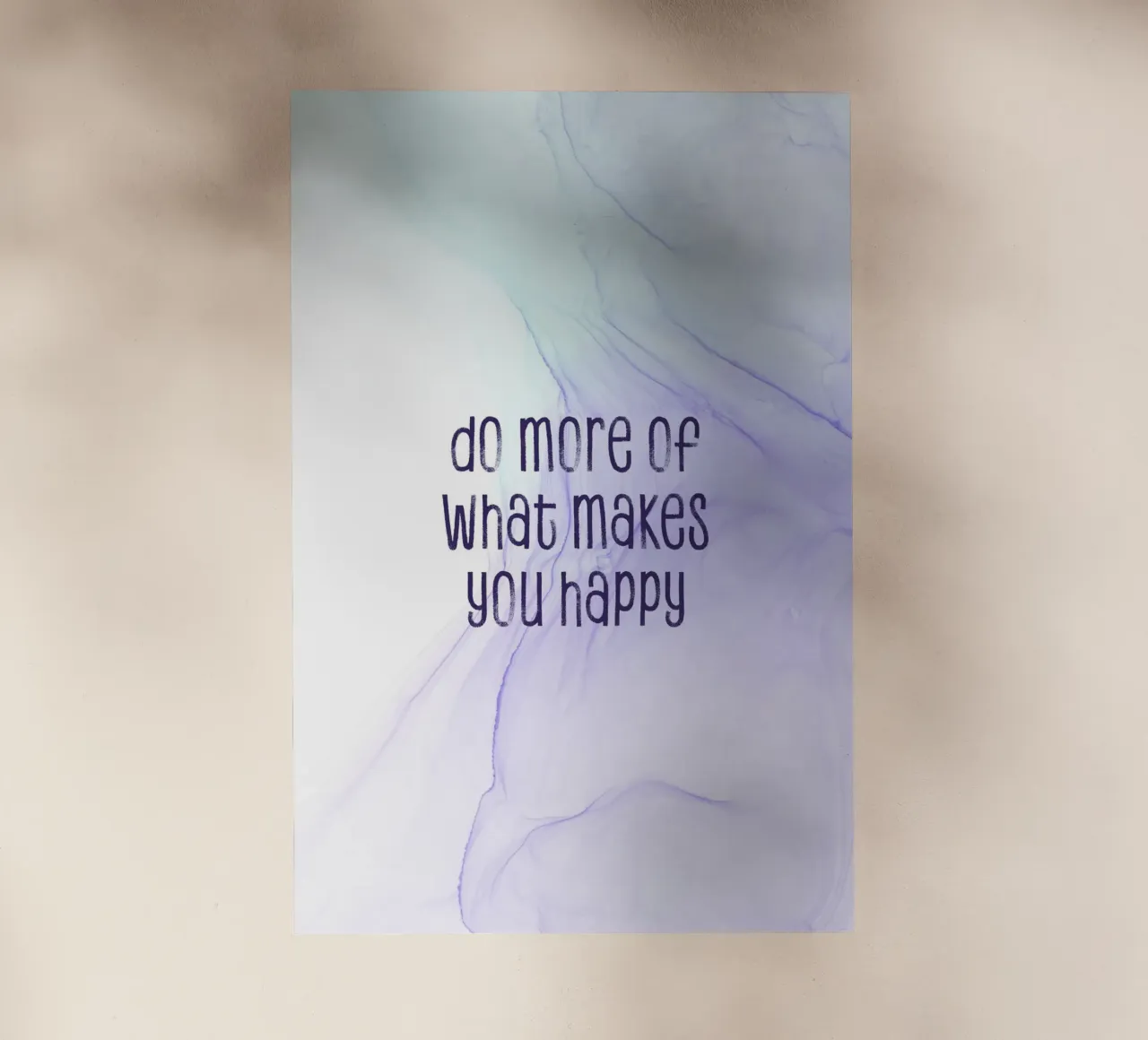 Do more of what makes you happy | floating colors pellicola backlit da Melanie Viola