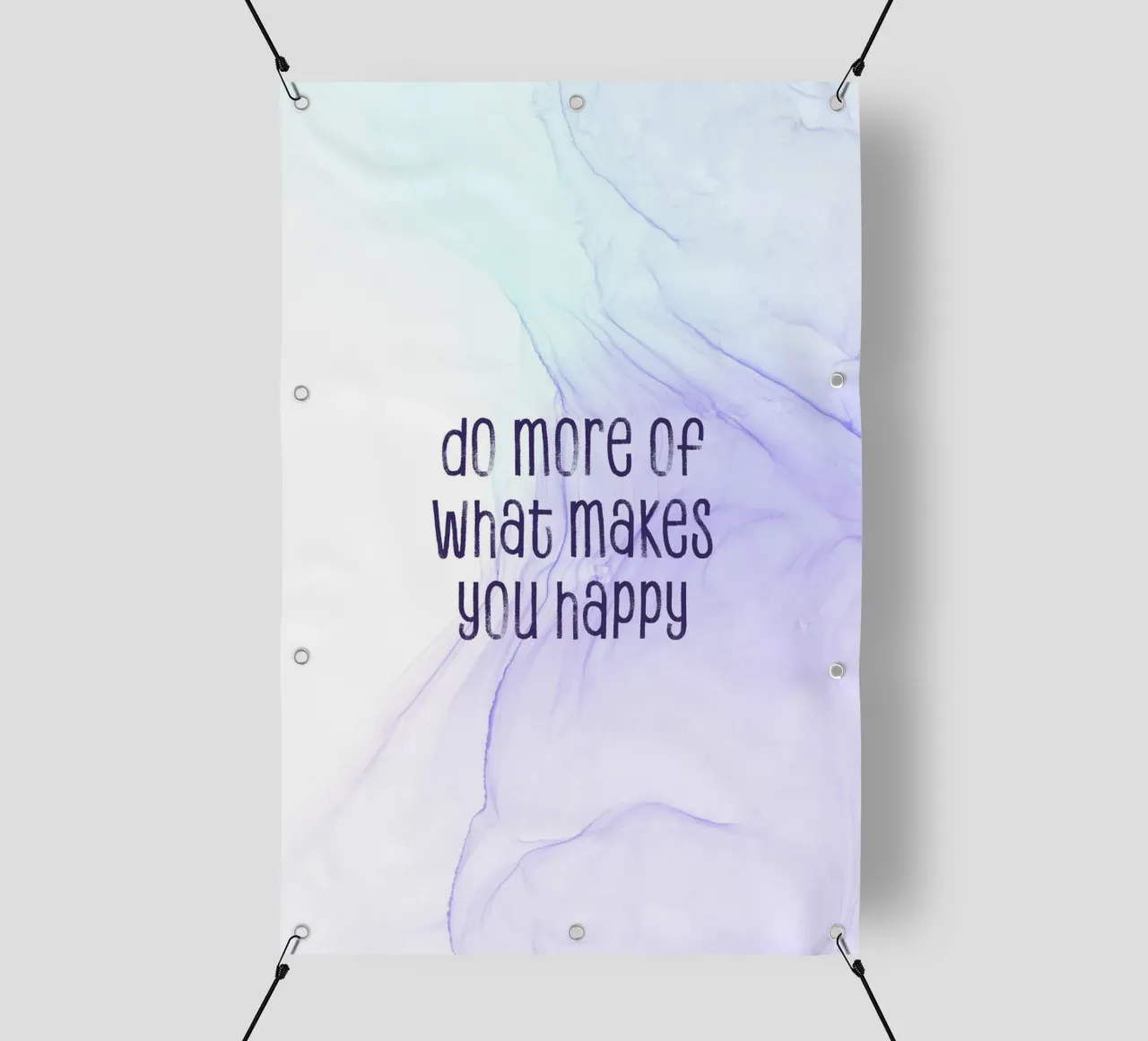 Do more of what makes you happy | floating colors telo in pvc da Melanie Viola
