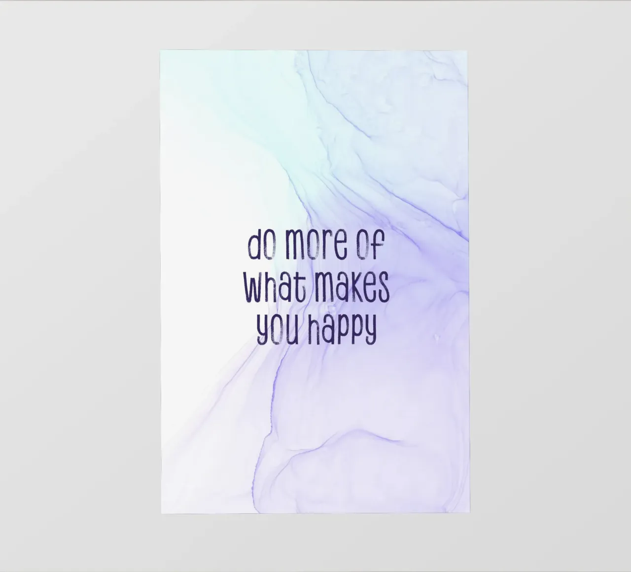 Do more of what makes you happy | floating colors telo in pvc da Melanie Viola