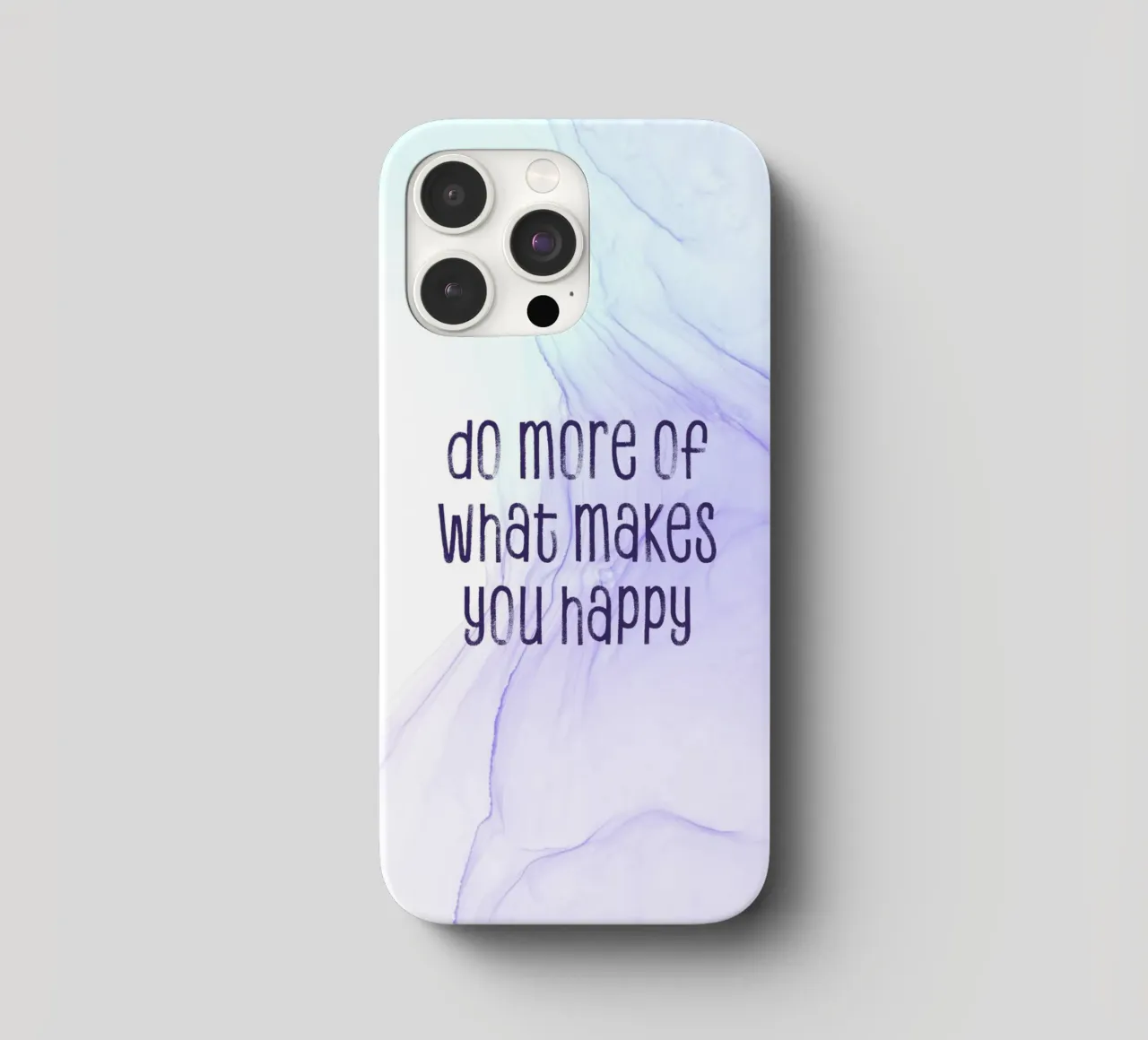 Do more of what makes you happy | floating colors cover iphone da Melanie Viola