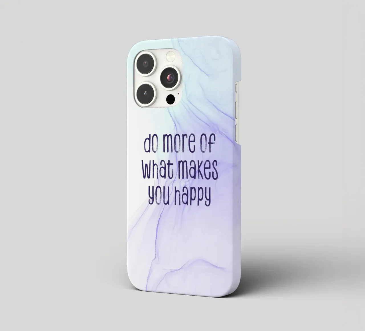 Do more of what makes you happy | floating colors cover iphone da Melanie Viola