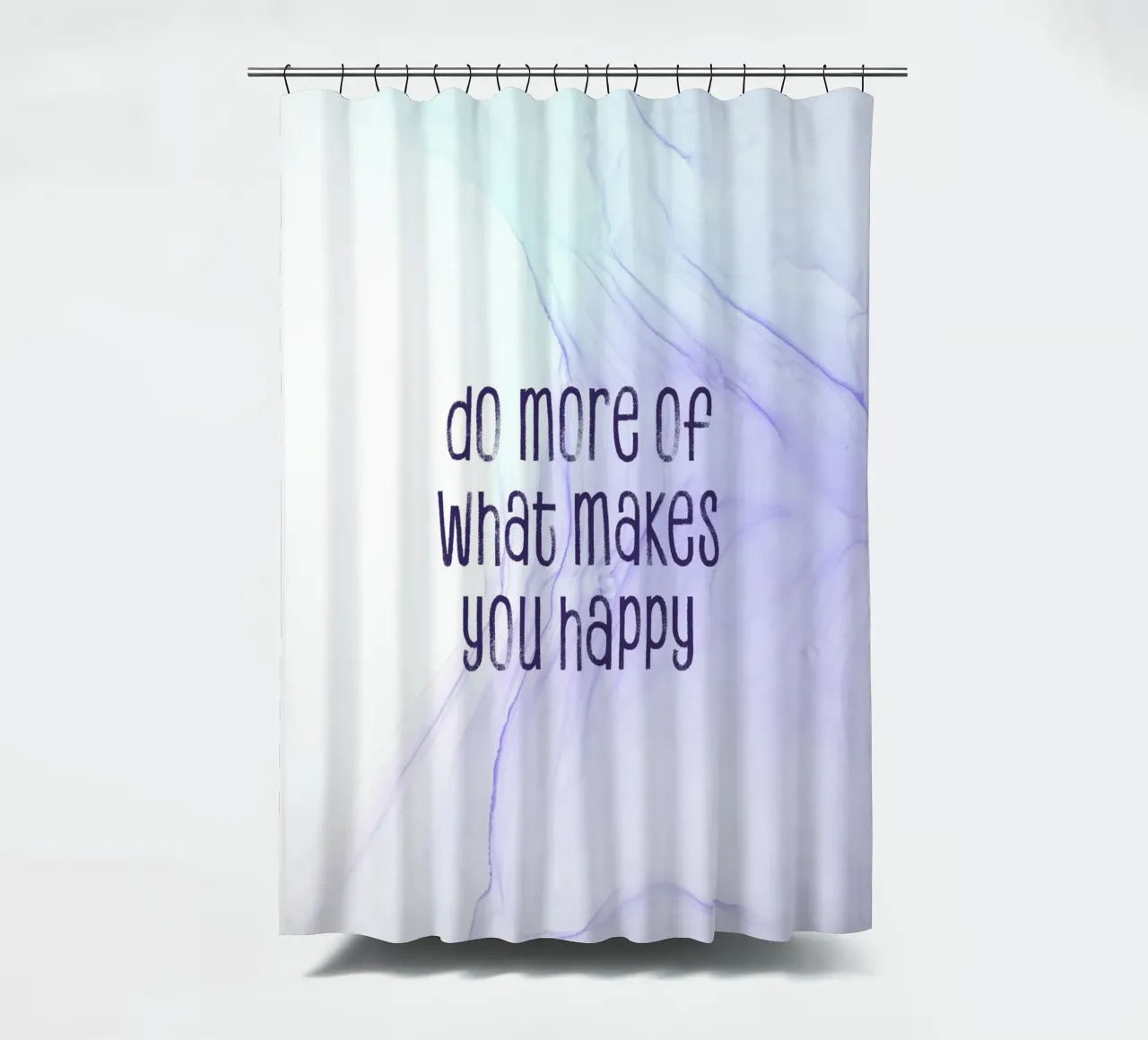 Do more of what makes you happy | floating colors tenda da doccia da Melanie Viola