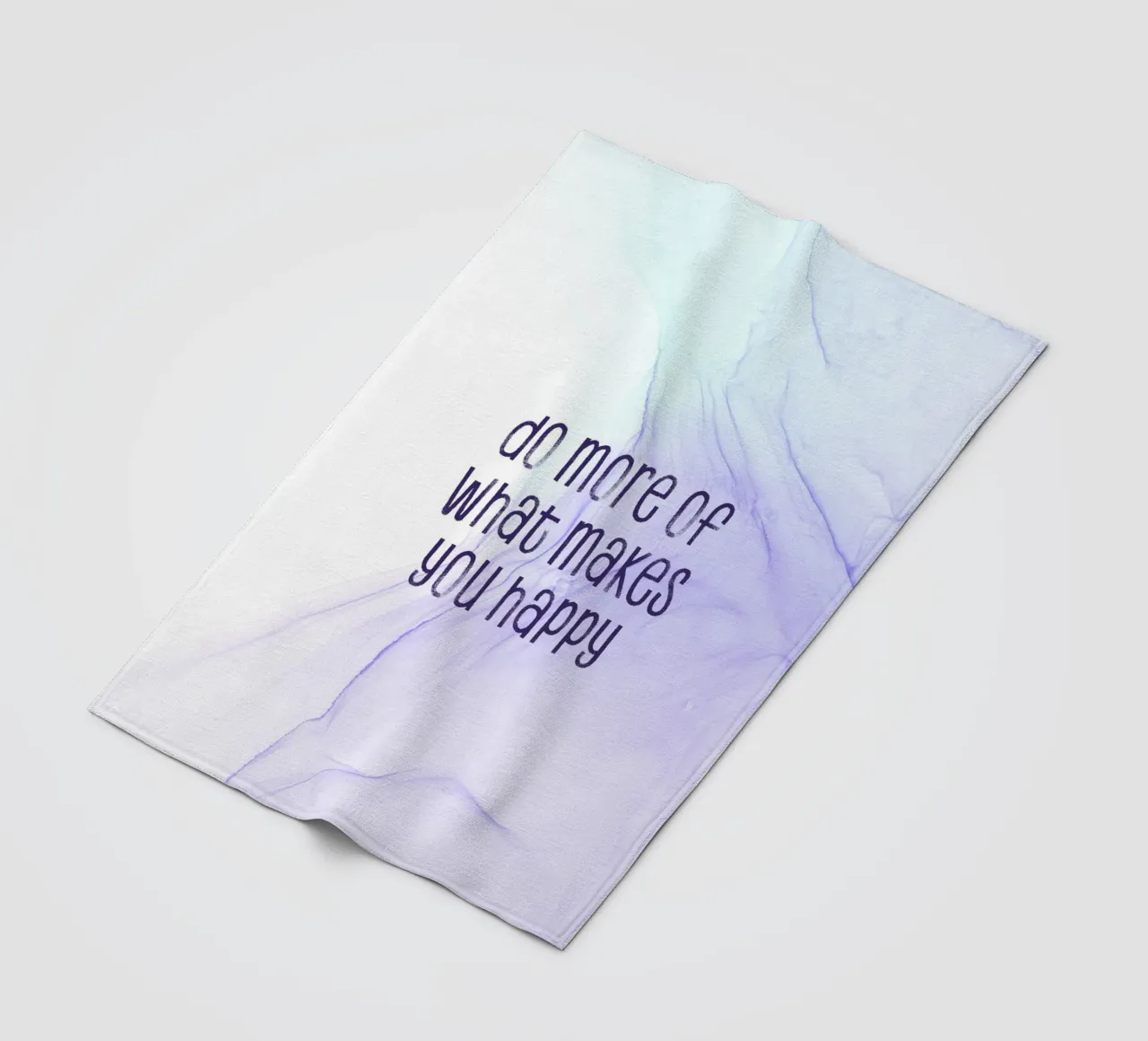 Do more of what makes you happy | floating colors coperta in pile da Melanie Viola