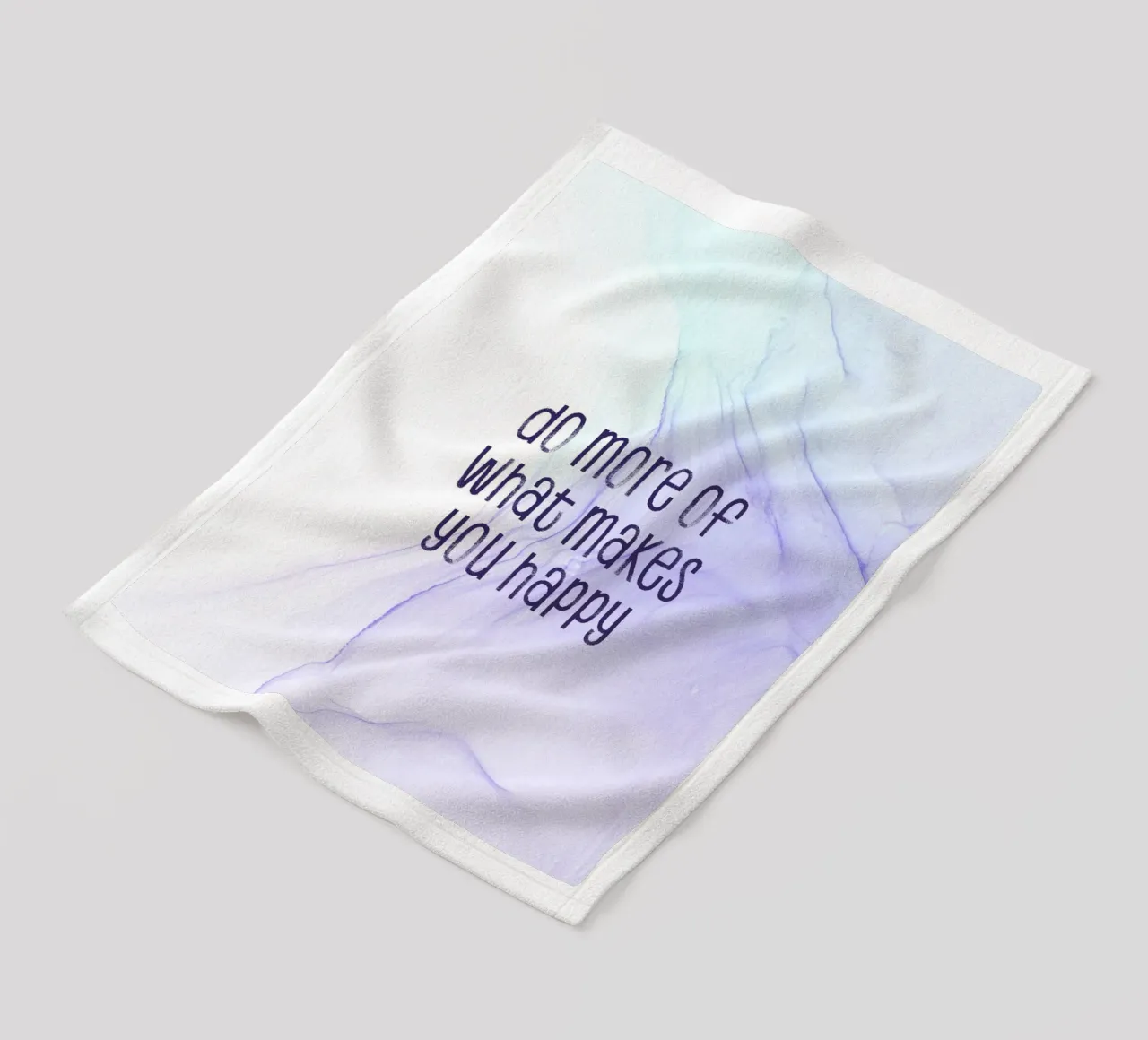 Do more of what makes you happy | floating colors manta de franela de Melanie Viola
