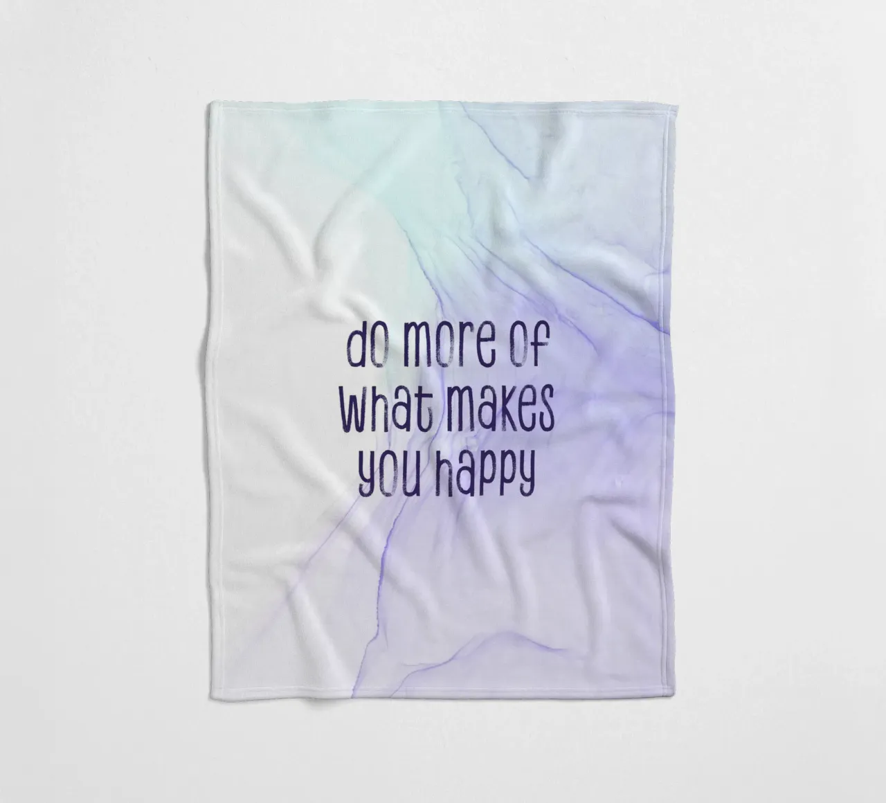 Do more of what makes you happy | floating colors coperta in pile da Melanie Viola