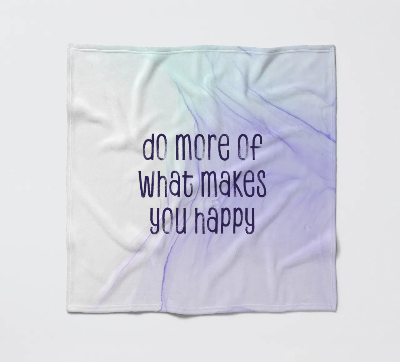 Do more of what makes you happy | floating colors manta de franela de Melanie Viola