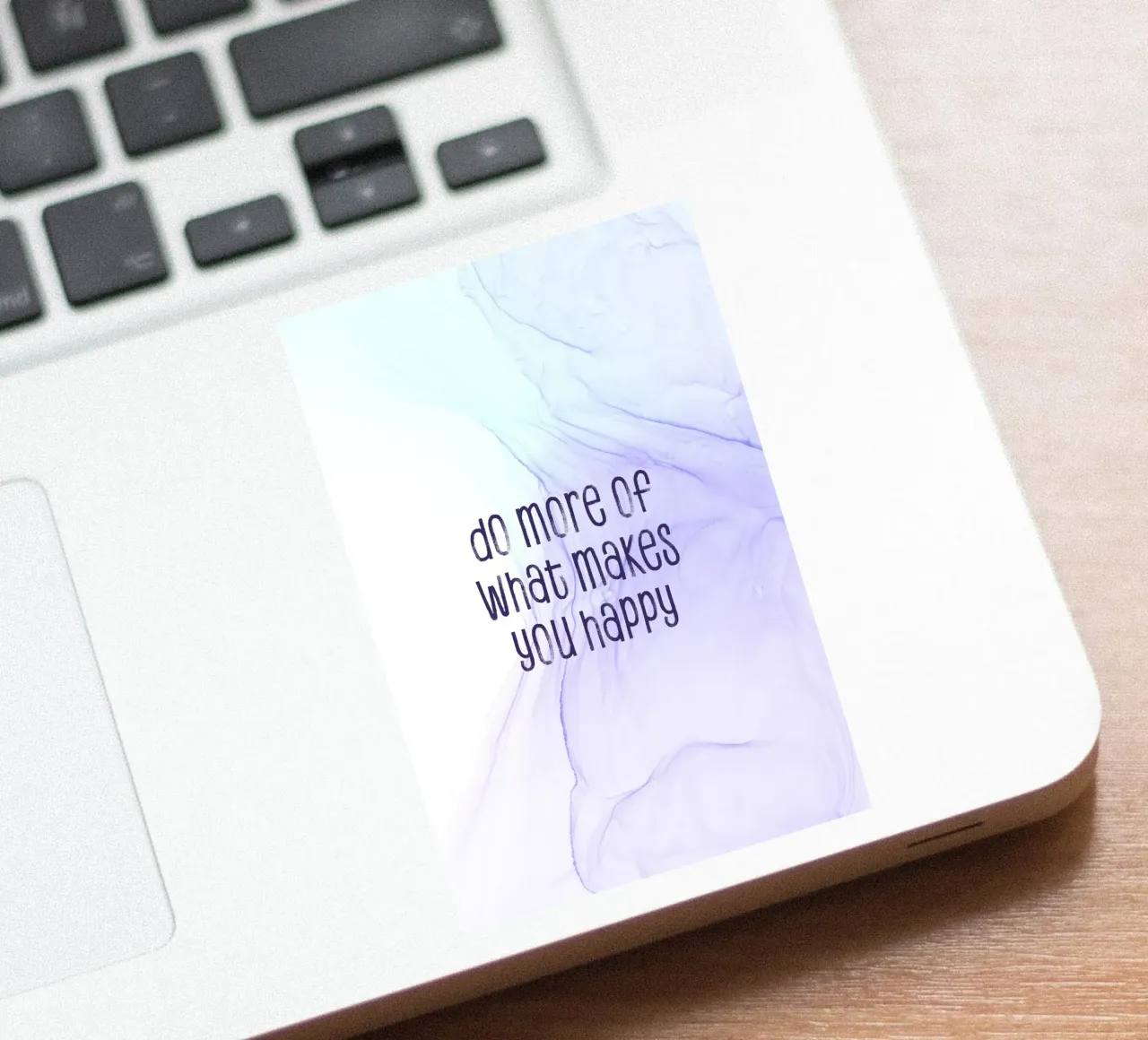 Do more of what makes you happy | floating colors adesivo da Melanie Viola