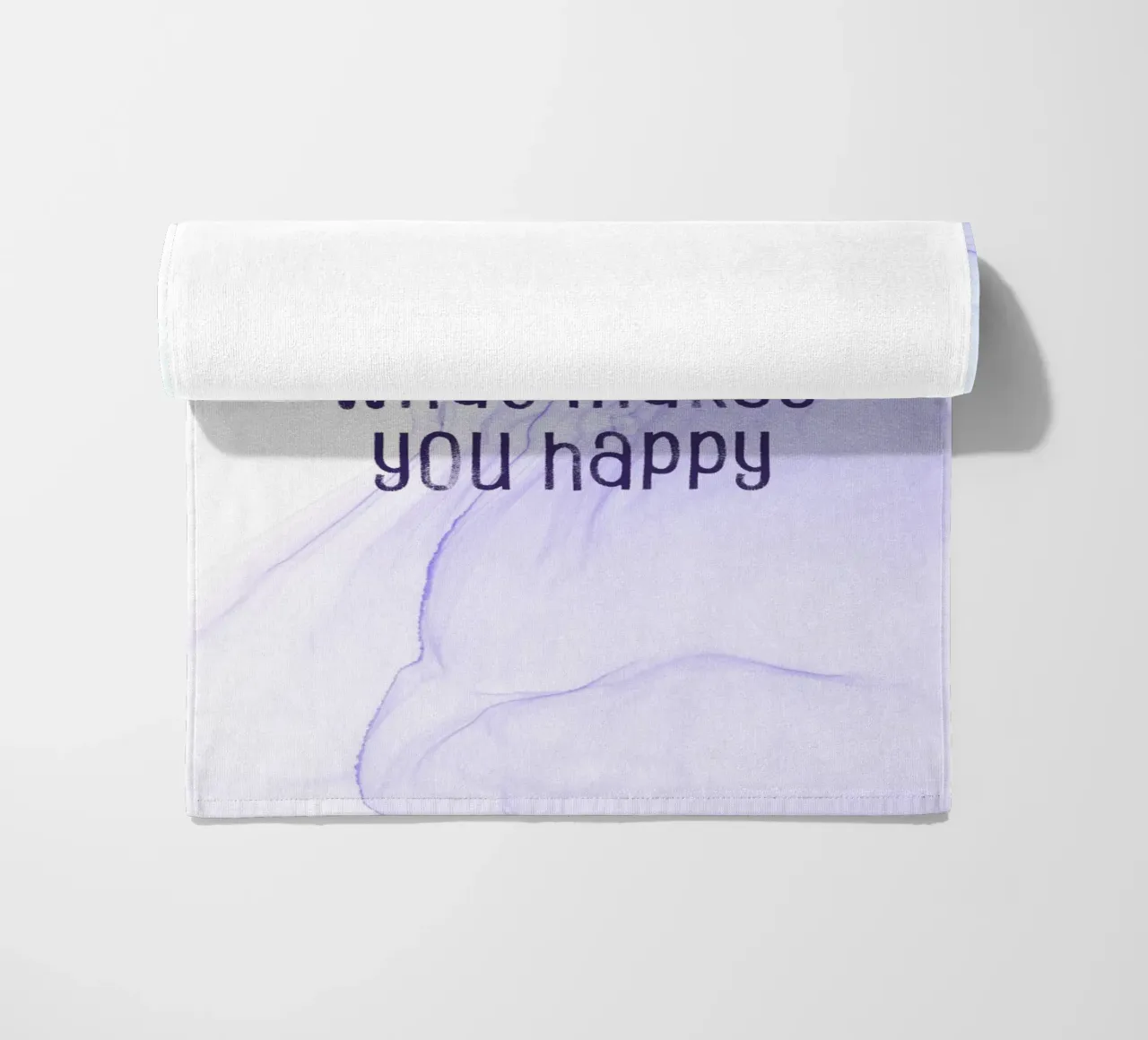 Do more of what makes you happy | floating colors telo mare da Melanie Viola