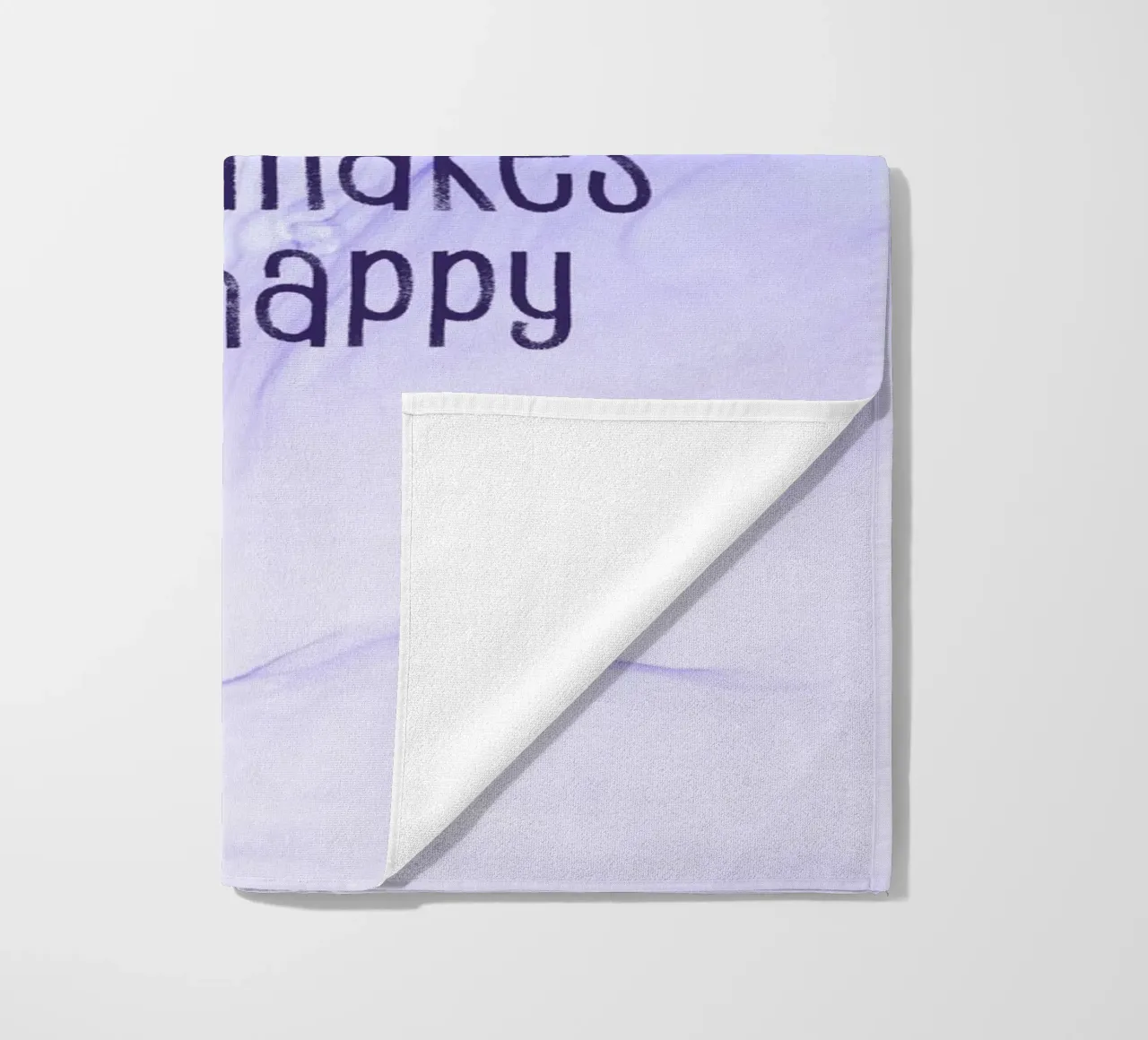 Do more of what makes you happy | floating colors telo mare da Melanie Viola