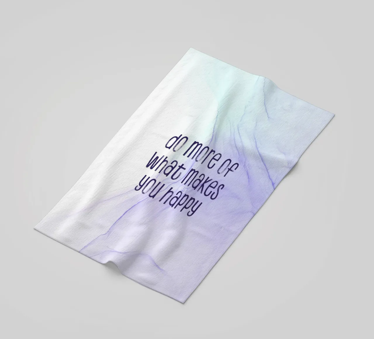 Do more of what makes you happy | floating colors telo mare da Melanie Viola