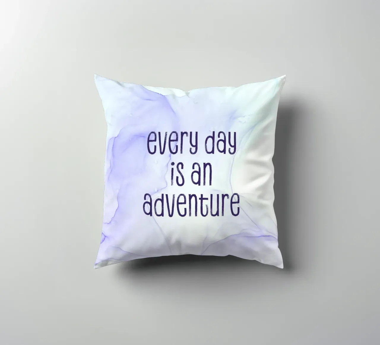 Every day is an adventure | floating colors cuscino da Melanie Viola